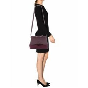 REBECCA MINKOFF KEITH MEDIUM SATCHEL In A Beautiful Burgundy Color